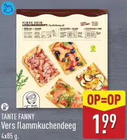 ALDI Tante Fanny Vers Flammkuchendeeeg aanbieding