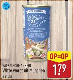 ALDI Wiesn Schmankerl Witte Worst uit München aanbieding