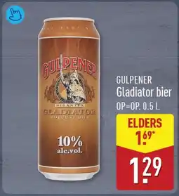 ALDI Gulpener Gladiator Bier aanbieding