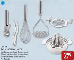 ALDI Crofton Rvs keukenaccessoires aanbieding