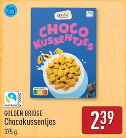 ALDI Golden Bridge Chocokussentjes aanbieding