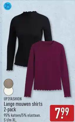 ALDI Up2fashion lange mouwen shirts aanbieding