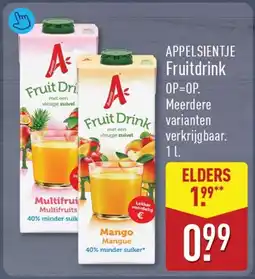 ALDI Appelsientje Fruitdrink aanbieding