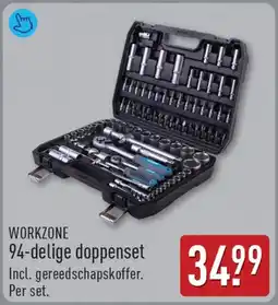 ALDI WORKZONE 94-delige doppenset aanbieding