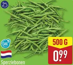 ALDI Sperziebonen aanbieding