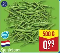 ALDI Sperziebonen aanbieding
