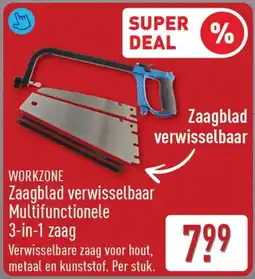ALDI Workzone Multifunctionele 3-in-1 zaag aanbieding