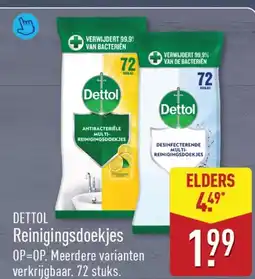 ALDI Dettol Reinigingsdoekjes aanbieding