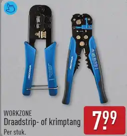 ALDI Workzone draadstrip of krimptang aanbieding