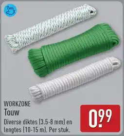 ALDI WORKZONE Touw aanbieding