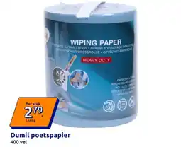 Action Dumil poetspapier aanbieding