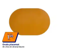 Action Ovale placemat aanbieding