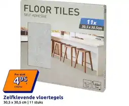 Action Zelfklevende vloertegels aanbieding