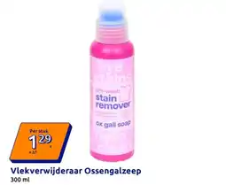 Action Vlekverwijderaar Ossengalzeep aanbieding