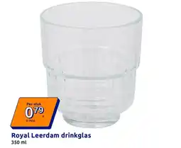 Action Royal Leerdam drinkglas aanbieding