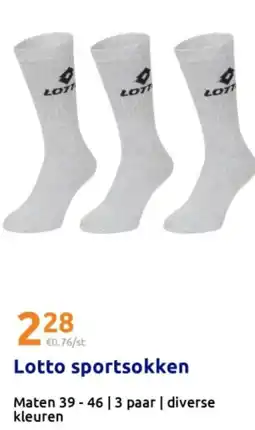 Action Lotto sportsokken aanbieding