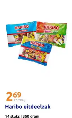 Action Haribo uitdeelzak aanbieding