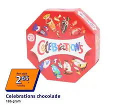 Action Celebrations chocolade aanbieding