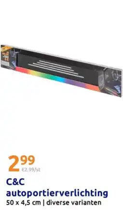 Action C&C autoportierverlichting aanbieding