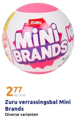 Action Zuru verrassingsbal Mini Brands aanbieding