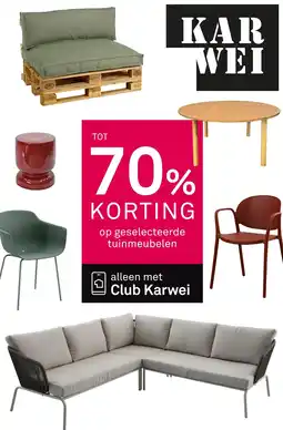 Karwei Geselecteerde tuinmeubelen aanbieding