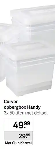 Karwei Curver opbergbox Handy aanbieding