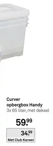 Karwei Curver opbergbox Handy aanbieding