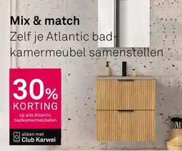 Karwei Atlantic badkamermeubelen aanbieding