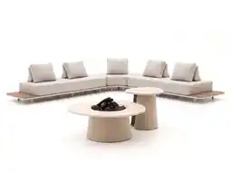 Kees Smit + 10% kassakorting | Bellagio San Lupo/Cosidune hoek loungeset met vuurtafels 5-delig aanbieding