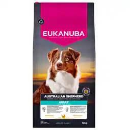 Zooplus 2x12kg Eukanuba Breed Specific Australian Shepherds Trockenfutter für Hunde aanbieding