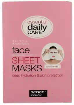 De Online Drogist SenceBeauty Gezichtsmasker Sheet Moisturizing aanbieding