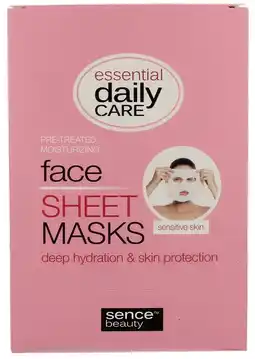 De Online Drogist SenceBeauty Gezichtsmasker Sheet Moisturizing aanbieding