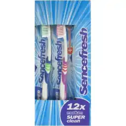 De Online Drogist Sence Tandenborstels Medium Super Clean aanbieding