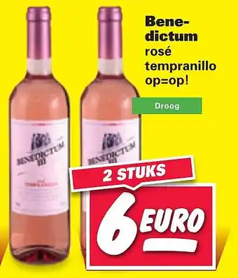 Nettorama Benedictun dictum rosé tempranillo aanbieding