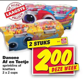 Nettorama Danone Af en Toetje aanbieding