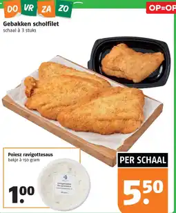 Poiesz Gebakken scholfilet aanbieding
