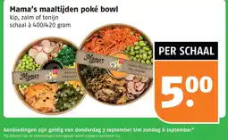 Poiesz Mama's maaltijden poké bowl aanbieding