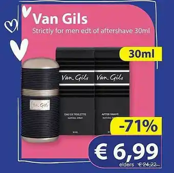 Die Grenze Van Gils Strictly For Men Edt Of Aftershave 30ml aanbieding