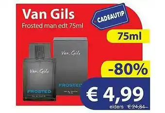 Die Grenze Van Gils Frosted Man Edt 75ml aanbieding