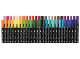 Lidl CRELANDO Fineliner en brushliner XXL set aanbieding