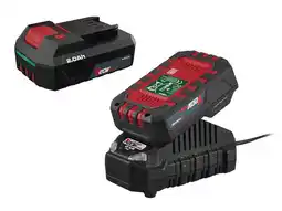 Lidl PARKSIDE Set van 2 accu's 20 V - 2 Ah en acculader 2,4 A aanbieding