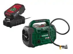 Lidl PARKSIDE Accu-compressor en -luchtpomp 20 V, met accu 2 Ah en lader 2,4 A aanbieding