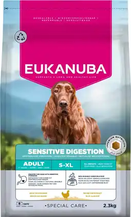 Pets Place Eukanuba Special Care Gevoelige Spijsvertering - Hondenbrokken - Kip 2,3 kg aanbieding