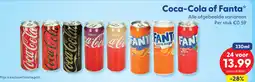 Die Grenze Coca-Cola of Fanta aanbieding