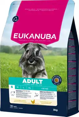 Pets Place Eukanuba Adult Small Breed - Hondenbrokken - Kip 3 kg aanbieding