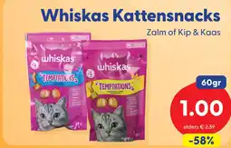 Die Grenze Whiskas Kattensnacks aanbieding