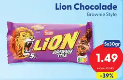 Die Grenze Nestle Lion Brownie Style aanbieding