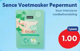 Die Grenze Sence Voetmasker Pepermunt aanbieding