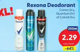Die Grenze Rexona deodorant aanbieding