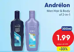 Die Grenze Andrélon Men Hair & Body aanbieding